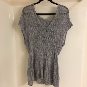 💕 Anthropologie Knit Hooded Coverup